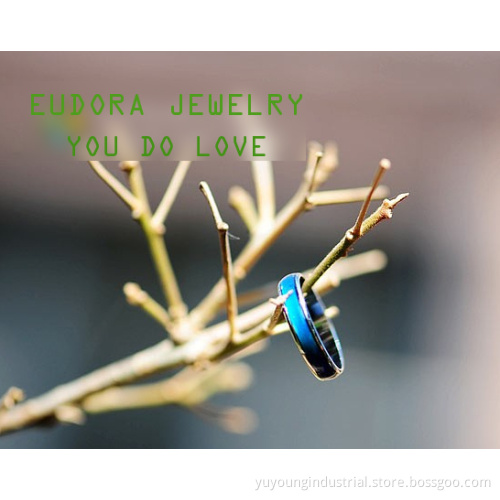 Fashion Jewelry Thermochromic Ring Innovated Accessory (JZ0301)